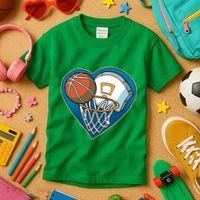 Love Of Baskeball Kids T-Shirt thumb 3