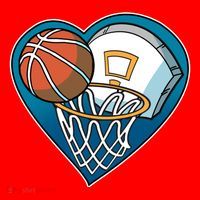 Love Of Baskeball Santa Hat thumb 1