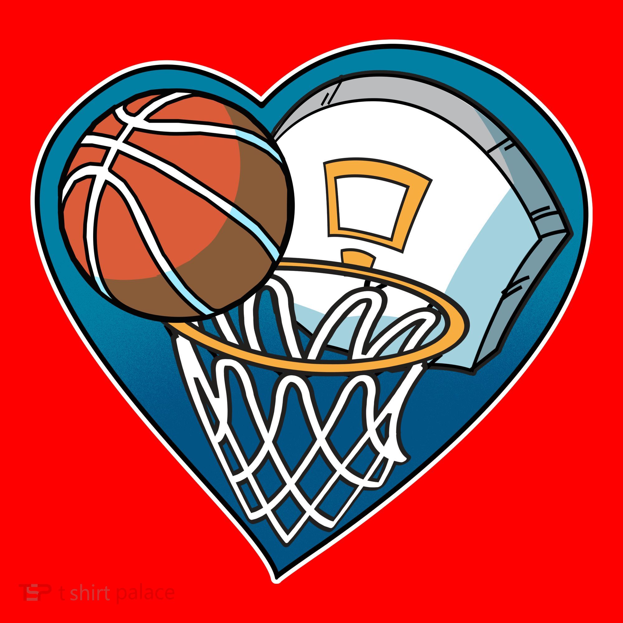 Love Of Baskeball Santa Hat