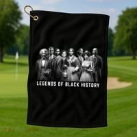 Legends Of Black History Golf Towel thumb 1