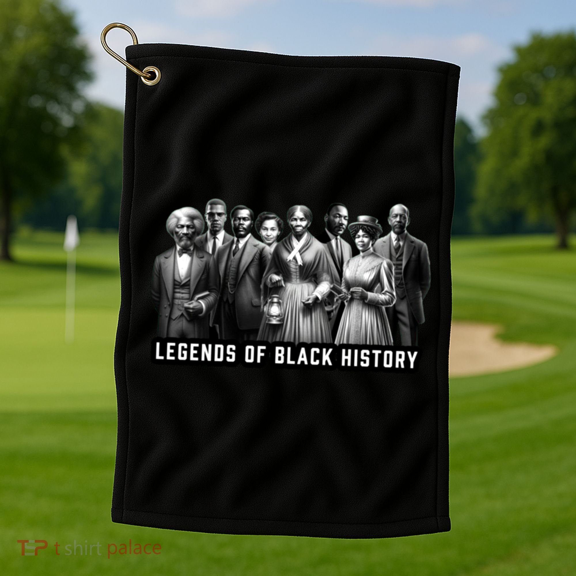 Legends Of Black History Golf Towel