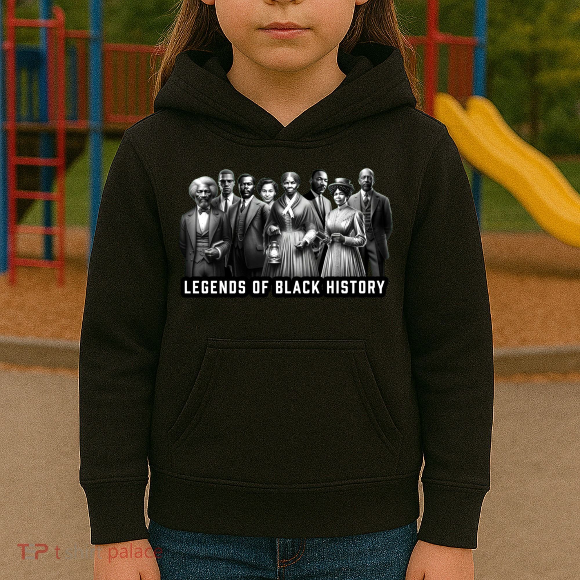 Legends Of Black History Kids Hoodie
