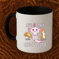 Level Of Crazy Axolotl People Coffee Mug thumb 2