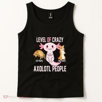 Level Of Crazy Axolotl People Tank Top thumb 2