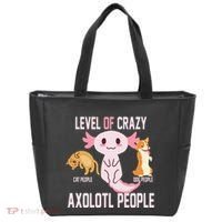 Level Of Crazy Axolotl People Tote Bag thumb 0