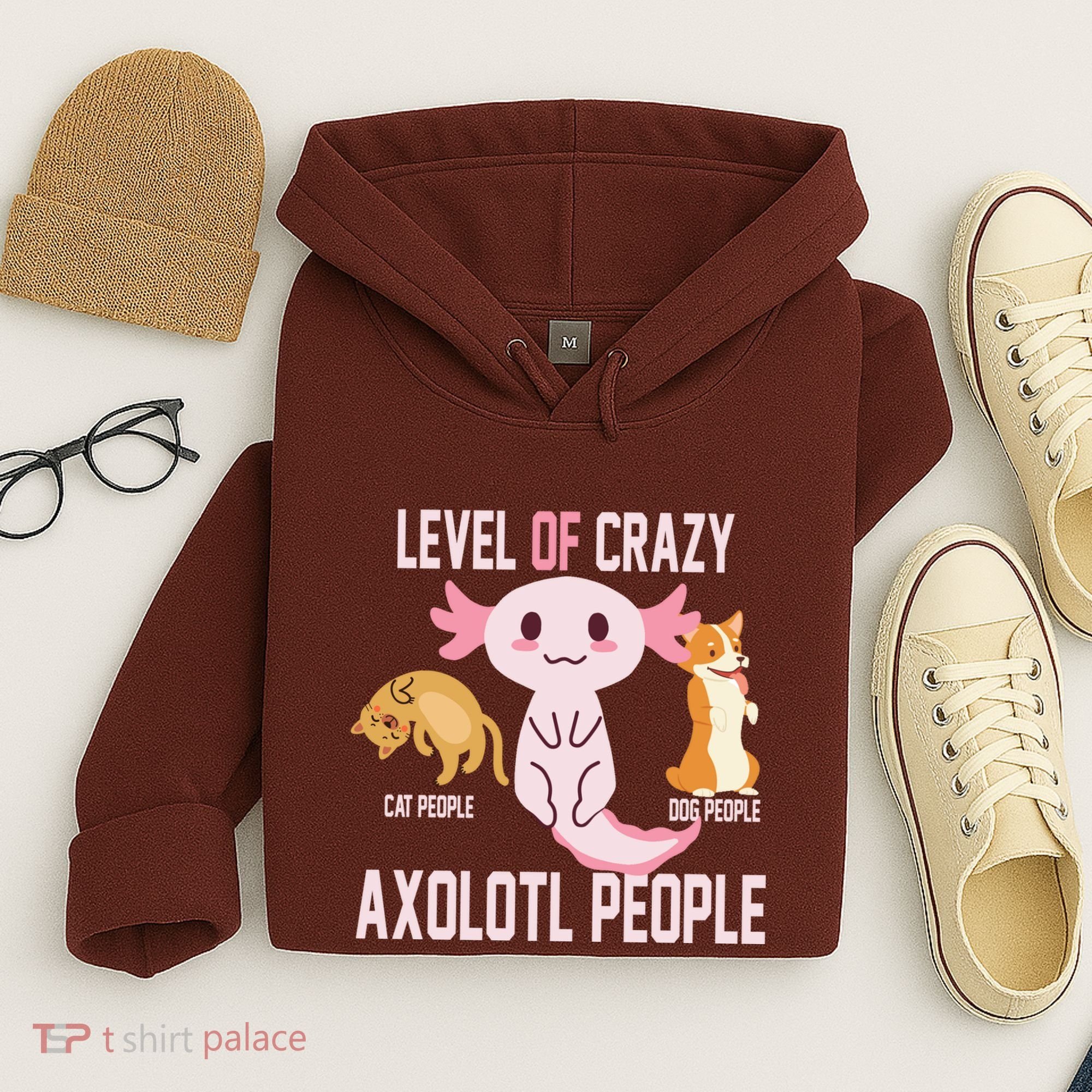 Level Of Crazy Axolotl People Hoodie