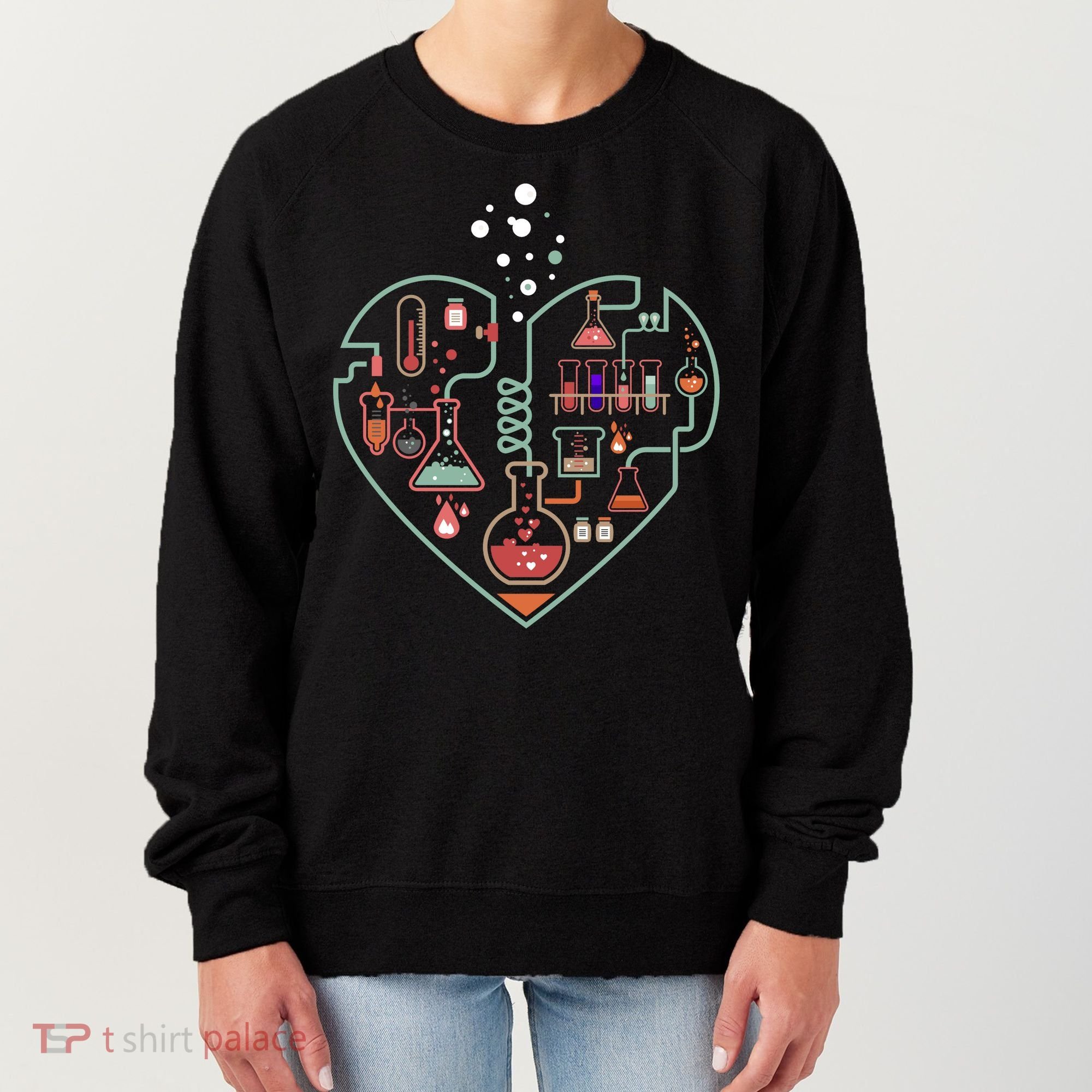 Love Of Chemistry Heart Women's Sweatshirt