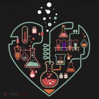 Love Of Chemistry Heart Ornament thumb 1