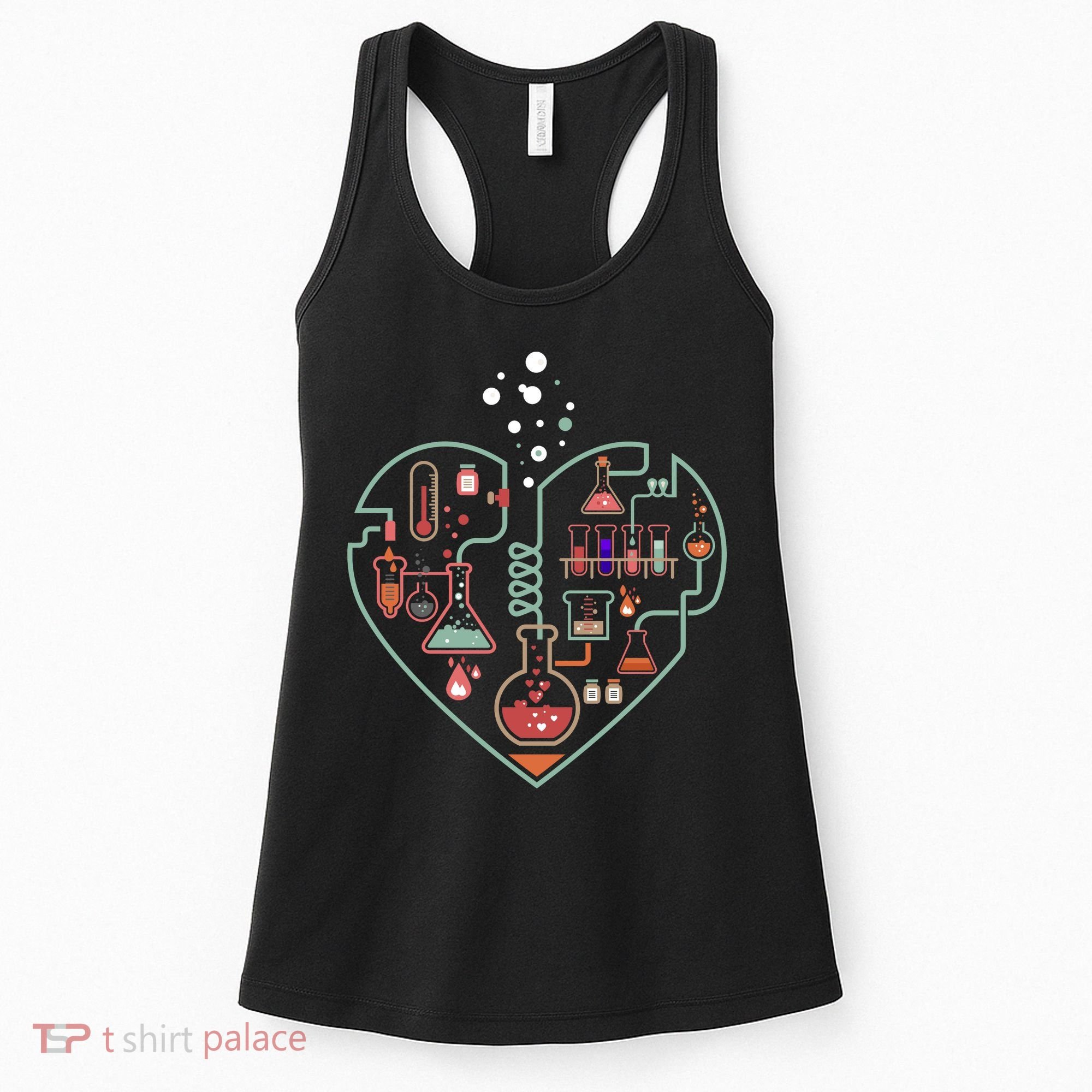 Love Of Chemistry Heart Women's Tank Top