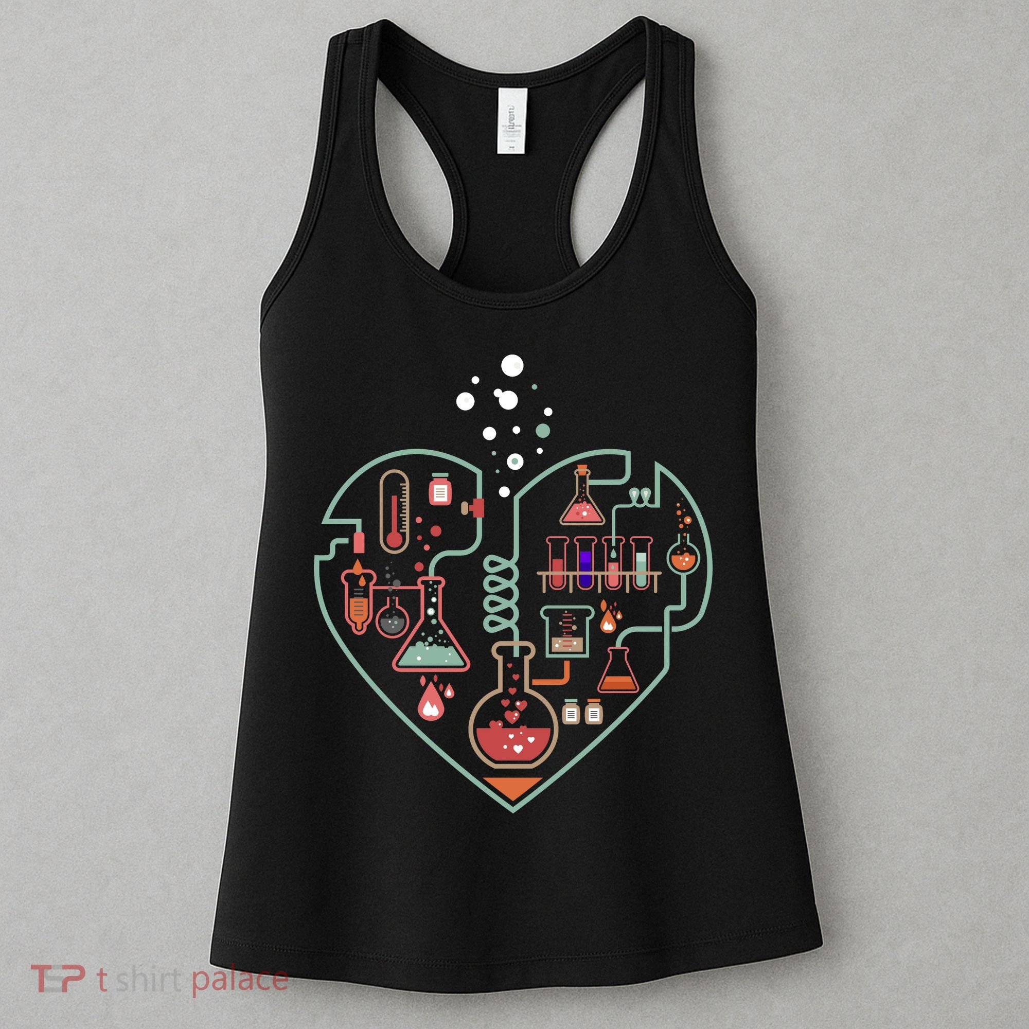 Love Of Chemistry Heart Women's Tank Top