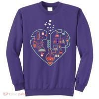 Love Of Chemistry Heart Sweatshirt thumb 0