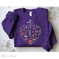 Love Of Chemistry Heart Sweatshirt thumb 2