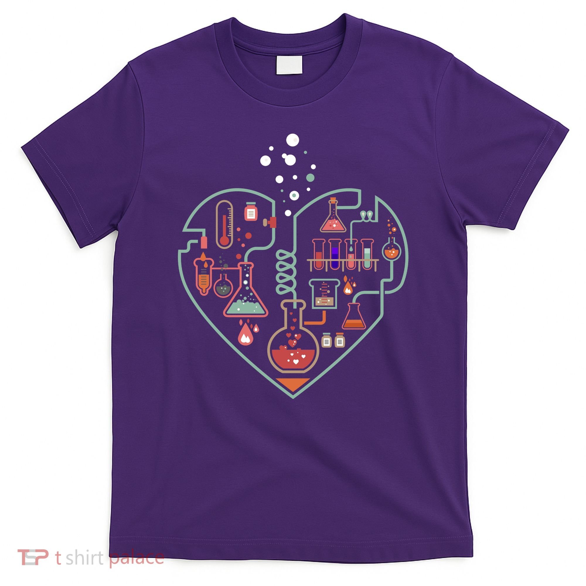 Love Of Chemistry Heart T-Shirt