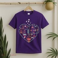 Love Of Chemistry Heart T-Shirt thumb 2