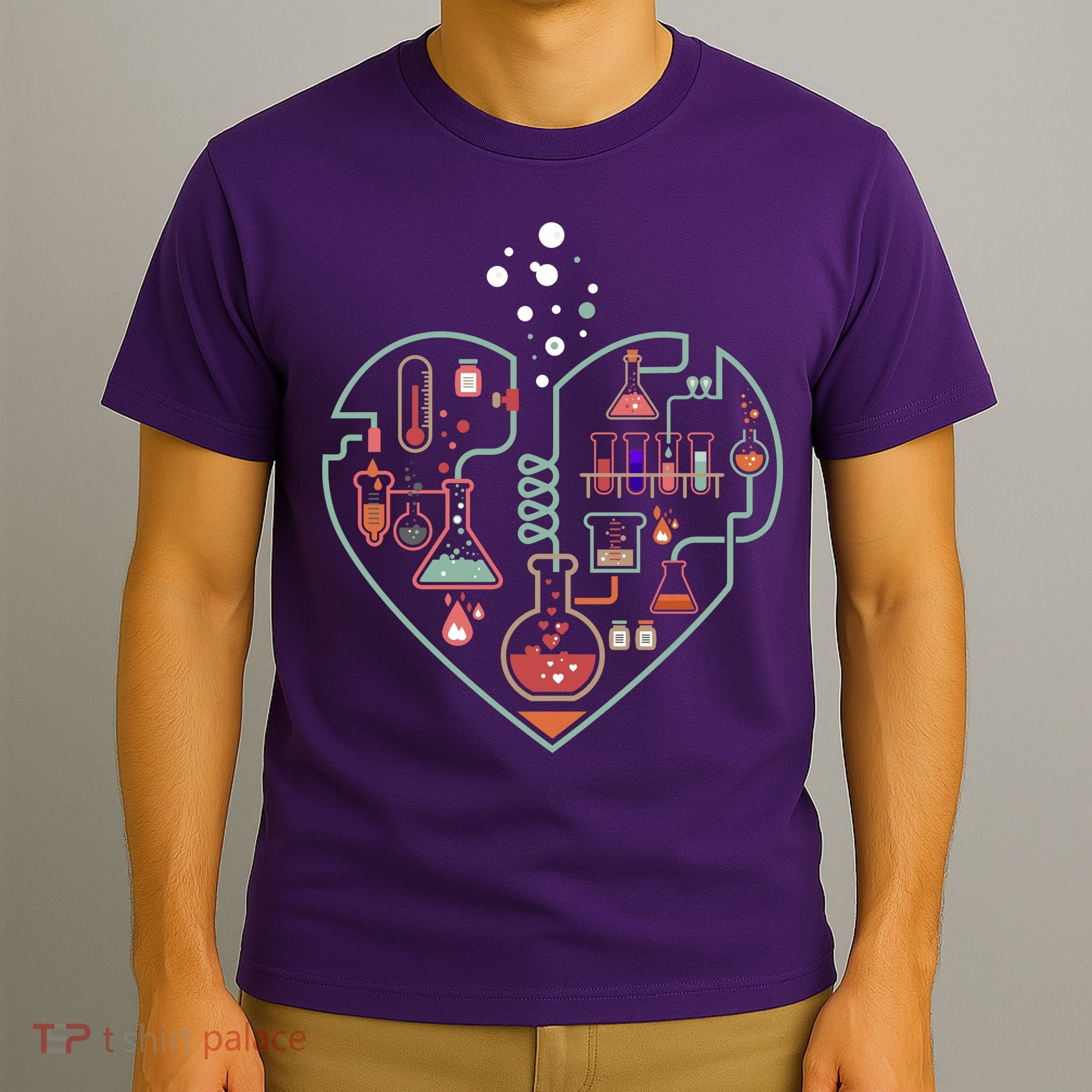 Love Of Chemistry Heart T-Shirt