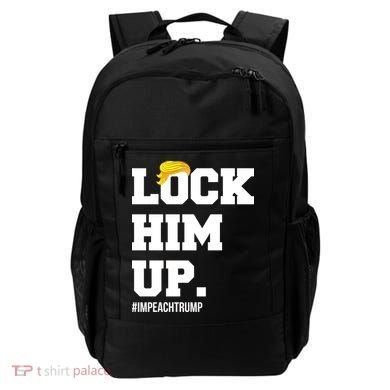 Lock Him Up Resist Trump #impeachtrump Backpack
