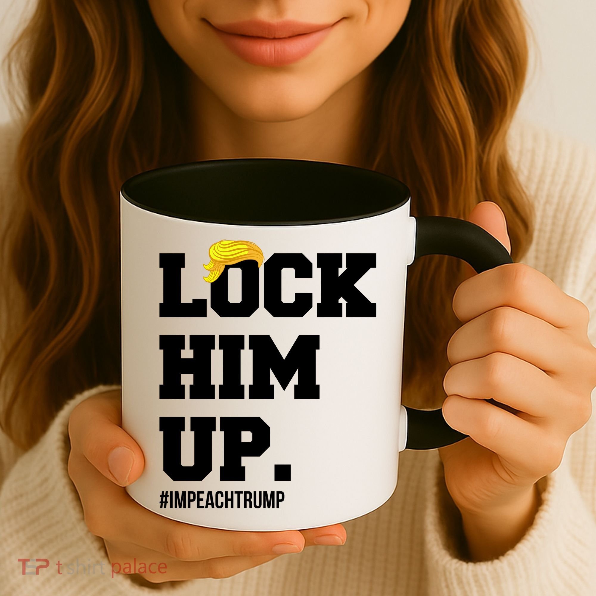 Lock Him Up Resist Trump #impeachtrump Coffee Mug