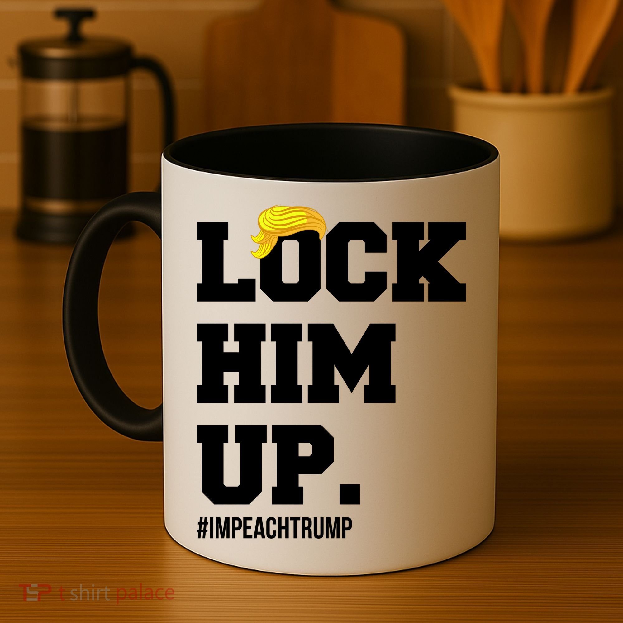 Lock Him Up Resist Trump #impeachtrump Coffee Mug