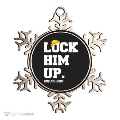 Lock Him Up Resist Trump #impeachtrump Ornament