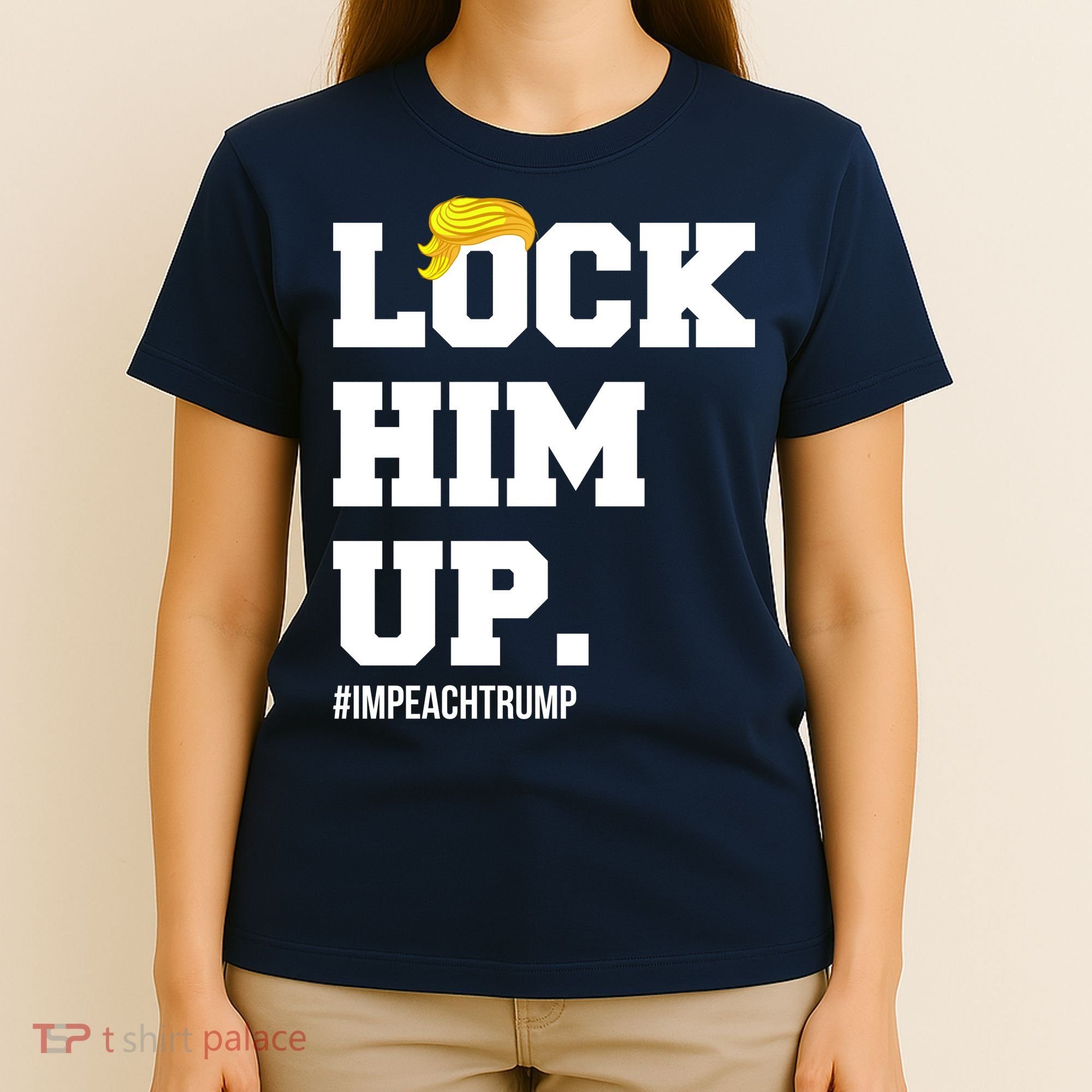 Lock Him Up Resist Trump #impeachtrump T-Shirt
