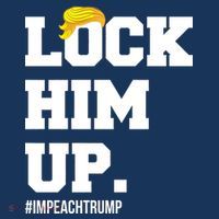 Lock Him Up Resist Trump #impeachtrump Polo thumb 2