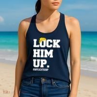 Lock Him Up Resist Trump #impeachtrump Women's Tank Top thumb 2