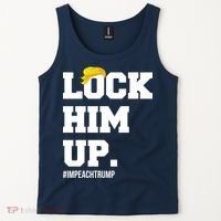 Lock Him Up Resist Trump #impeachtrump Tank Top thumb 2