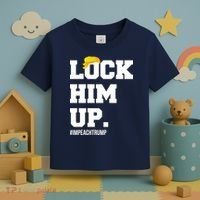 Lock Him Up Resist Trump #impeachtrump Toddler T-Shirt thumb 3