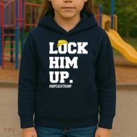 Lock Him Up Resist Trump #impeachtrump Kids Hoodie thumb 3