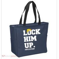 Lock Him Up Resist Trump #impeachtrump Tote Bag thumb 2