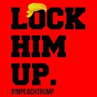 Lock Him Up Resist Trump #impeachtrump Santa Hat thumb 1