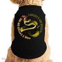 Liberty Or Death Dont Tread On Me Snake Doggie Tank thumb 0