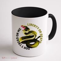 Liberty Or Death Dont Tread On Me Snake Coffee Mug thumb 1