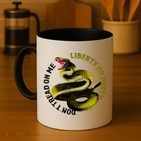Liberty Or Death Dont Tread On Me Snake Coffee Mug thumb 4