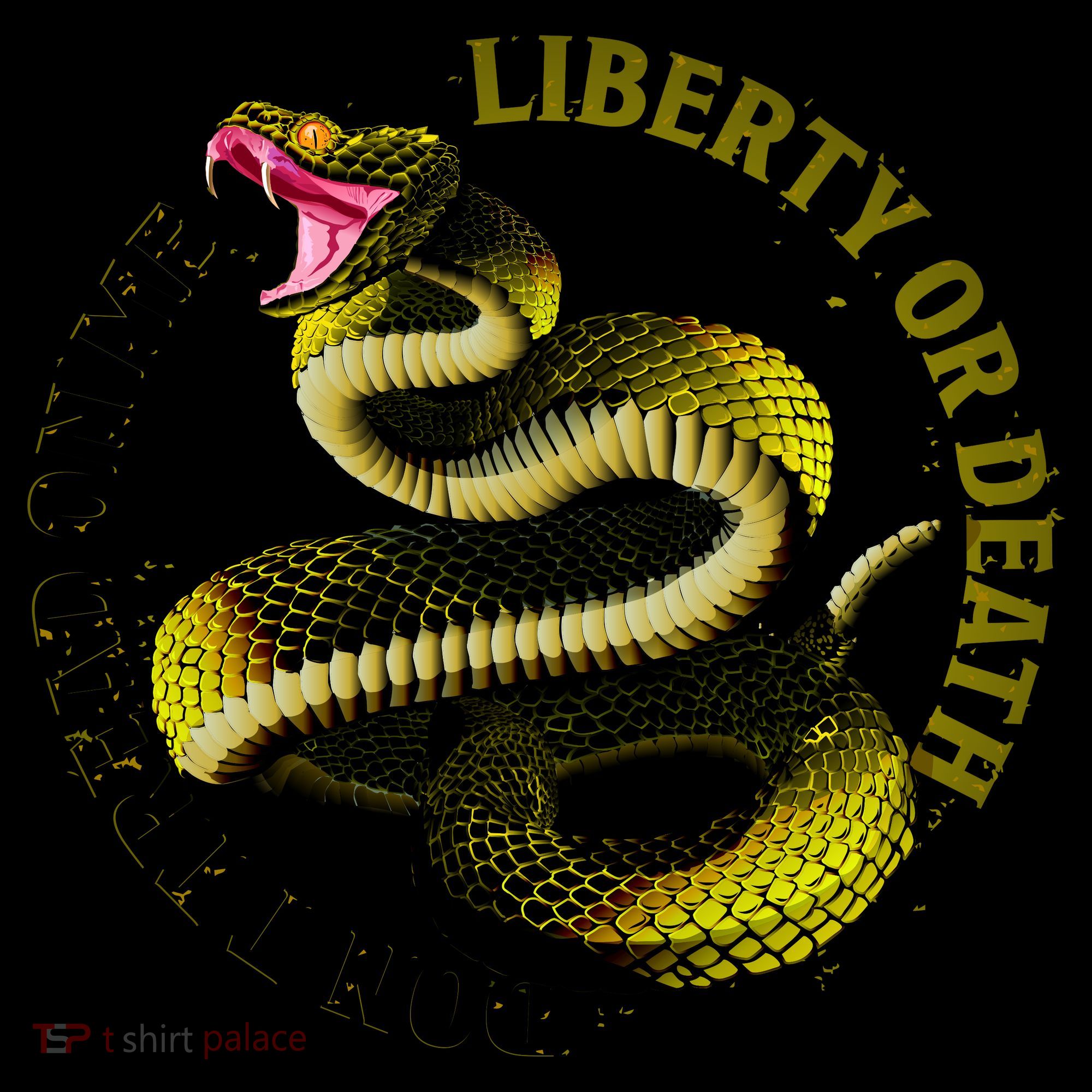 Liberty Or Death Dont Tread On Me Snake Coffee Mug