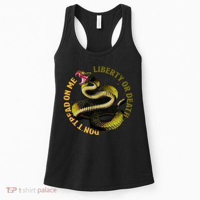 Liberty Or Death Dont Tread On Me Snake Women's Tank Top