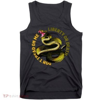 Liberty Or Death Dont Tread On Me Snake Tank Top