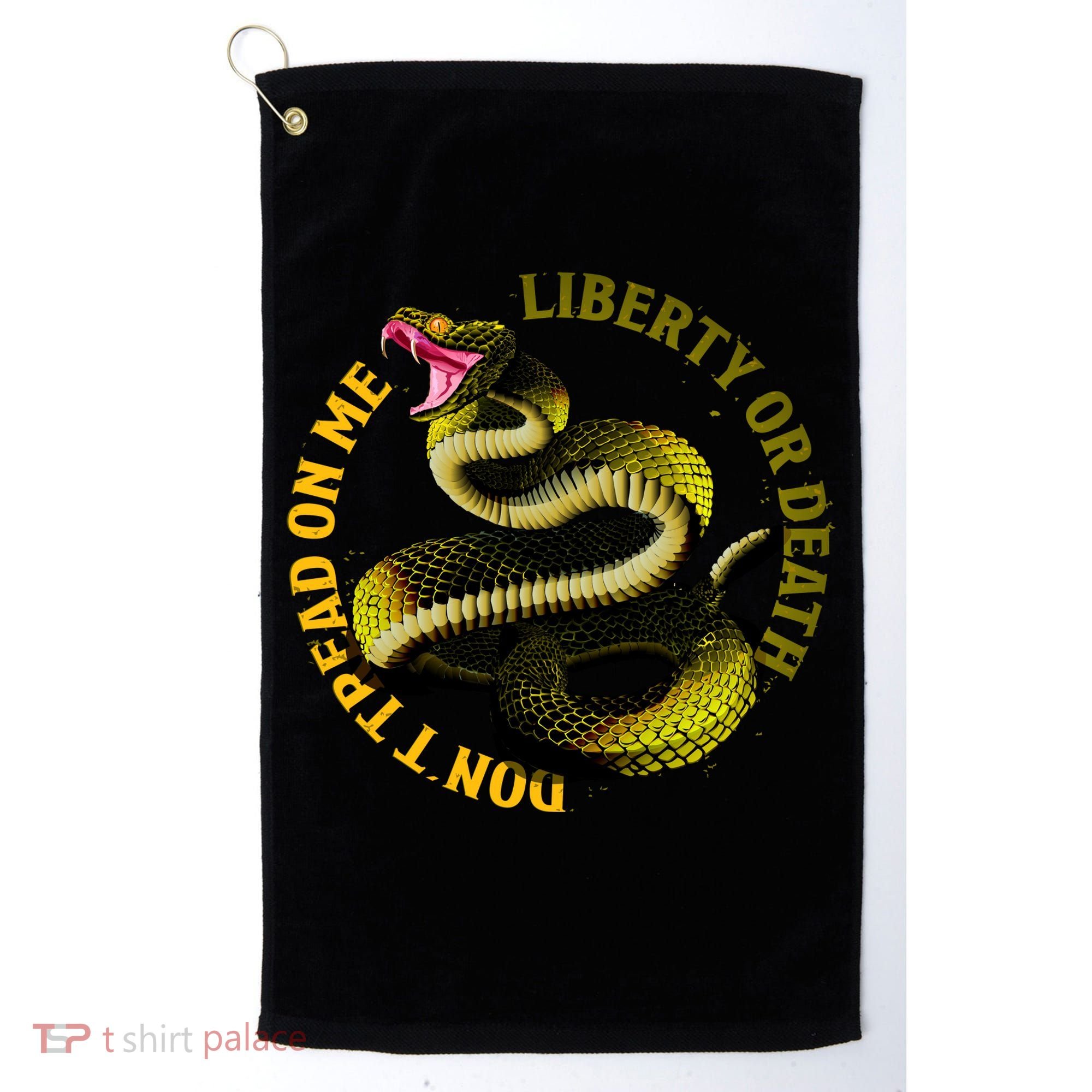 Liberty Or Death Dont Tread On Me Snake Golf Towel