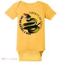 Liberty Or Death Dont Tread On Me Snake Baby Bodysuit thumb 0