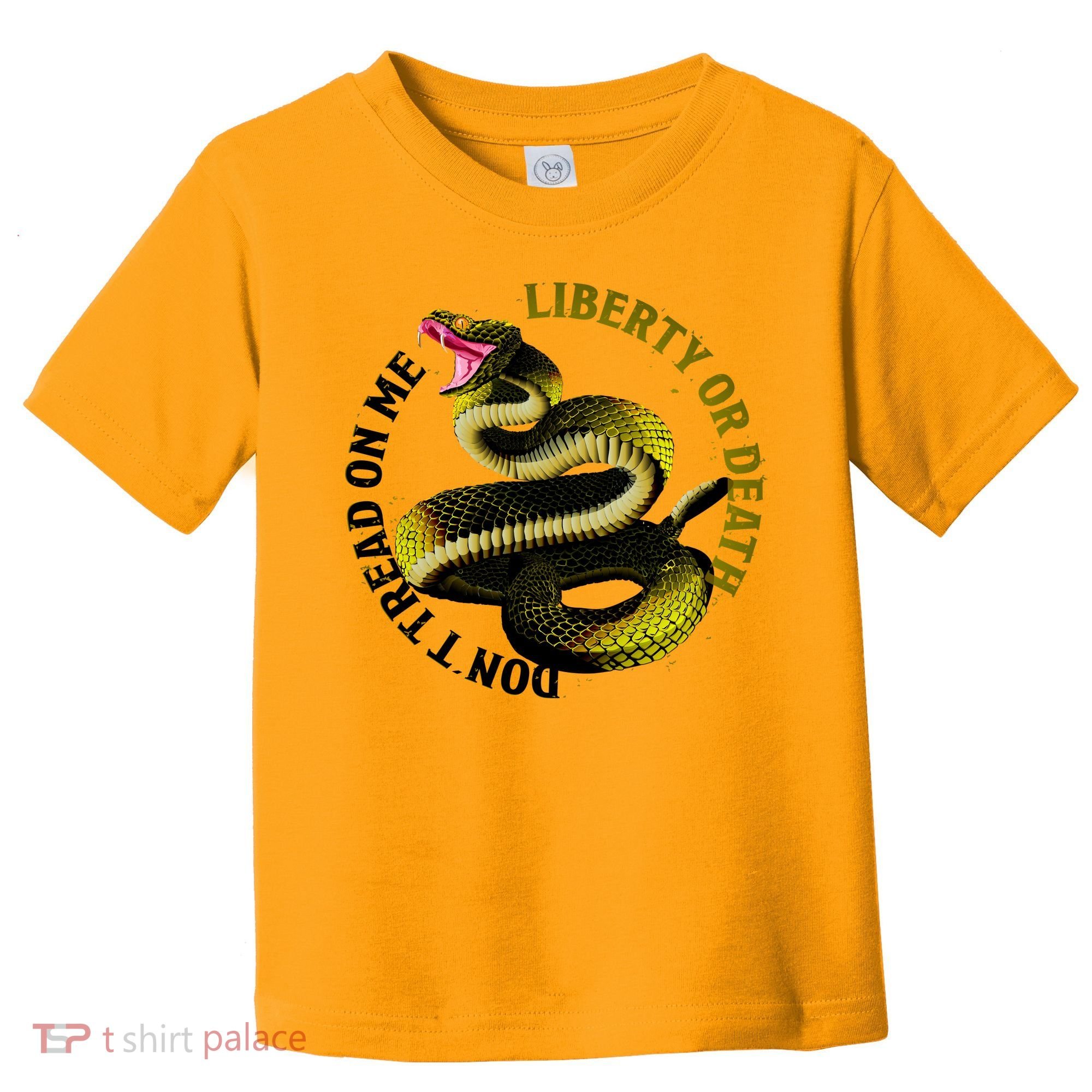 Liberty Or Death Dont Tread On Me Snake Toddler T-Shirt