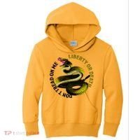 Liberty Or Death Dont Tread On Me Snake Kids Hoodie thumb 0