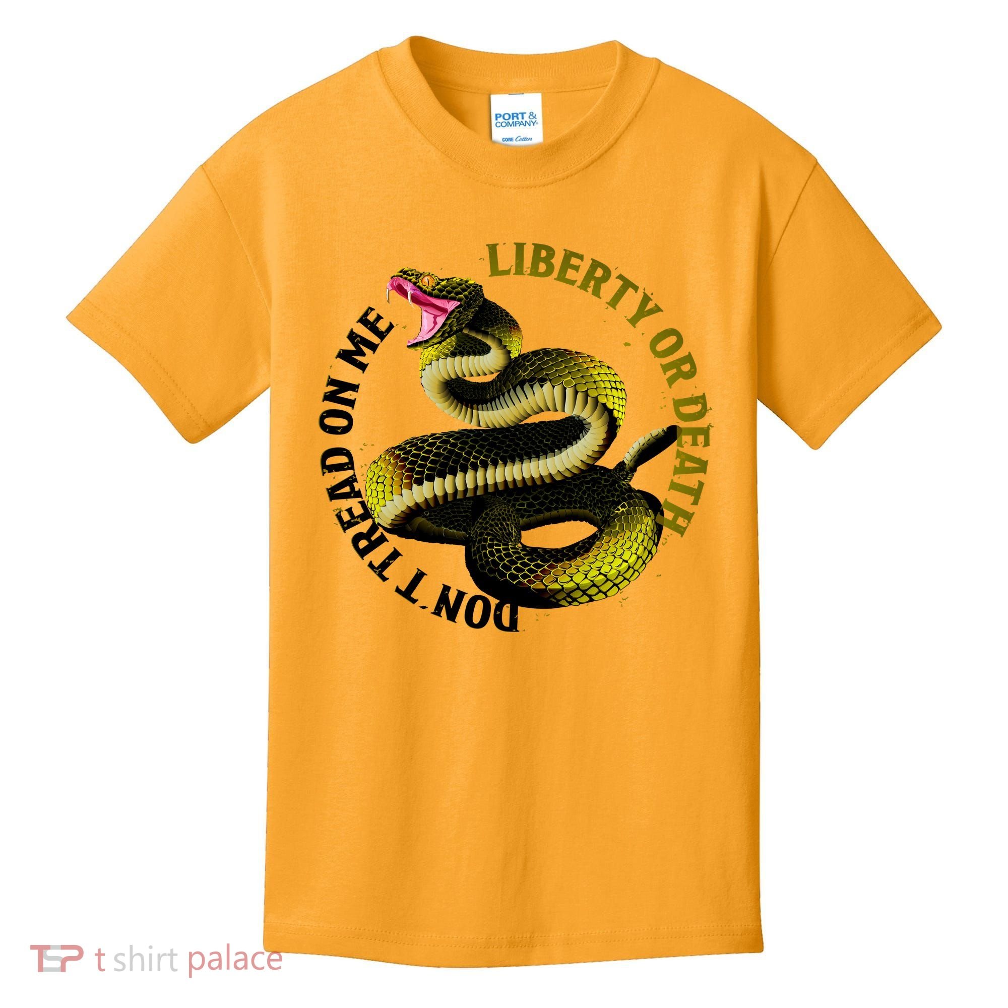 Liberty Or Death Dont Tread On Me Snake Kids T-Shirt