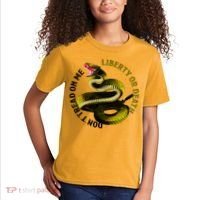 Liberty Or Death Dont Tread On Me Snake Kids T-Shirt thumb 2