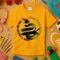 Liberty Or Death Dont Tread On Me Snake Kids T-Shirt thumb 3