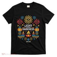 Light Over Darkness Diwali Celebration Festival Gift T-Shirt thumb 0