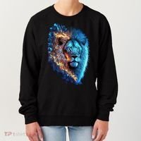 Lion On Fire Cool Graphic Women's Sweatshirt thumb 0