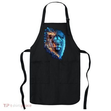 Lion On Fire Cool Graphic Apron