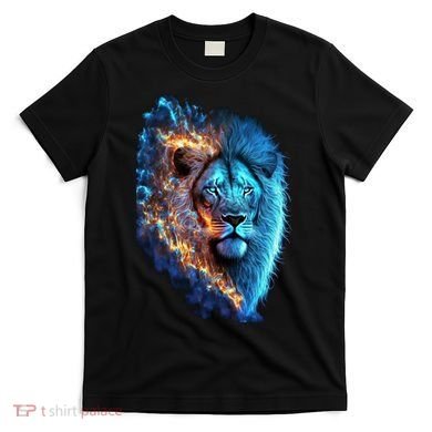 Lion On Fire Cool Graphic T-Shirt