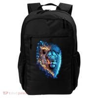 Lion On Fire Cool Graphic Backpack thumb 0