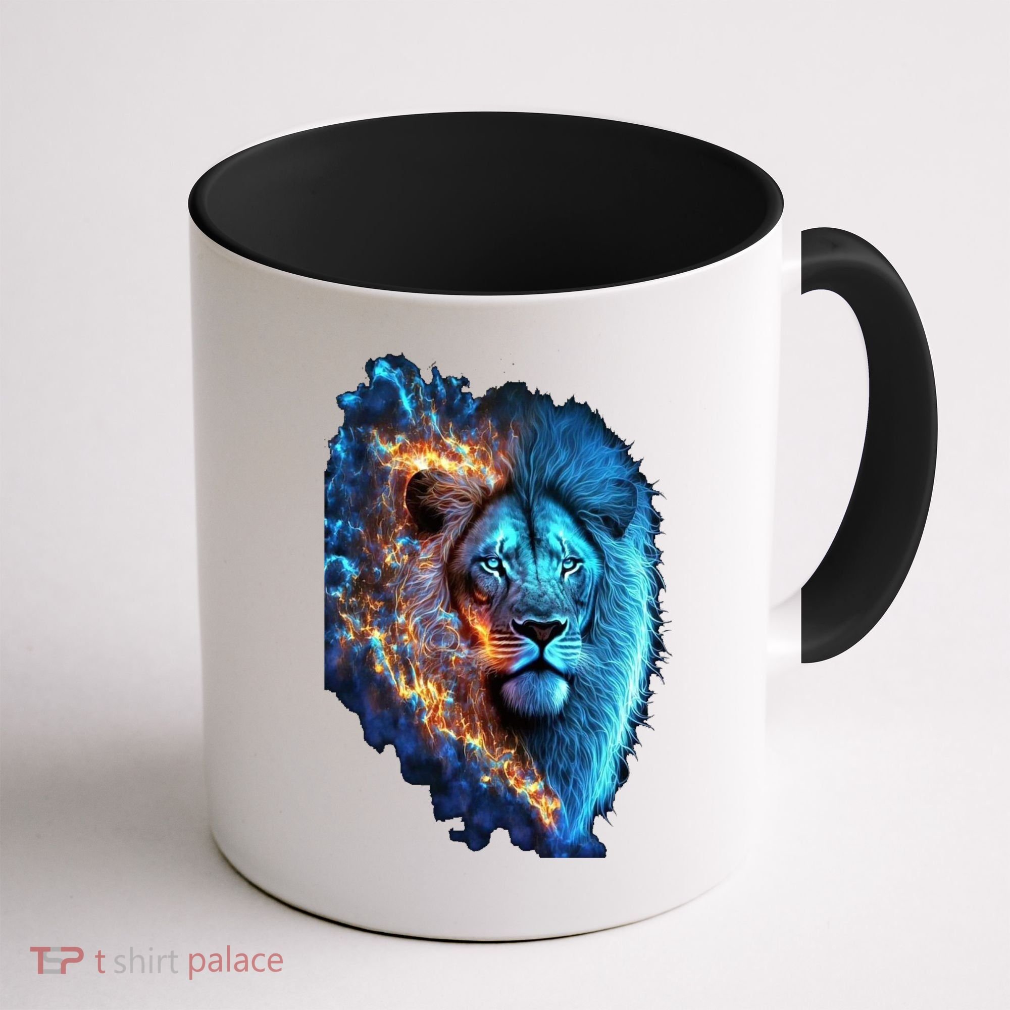 Lion On Fire Cool Graphic Coffee Mug